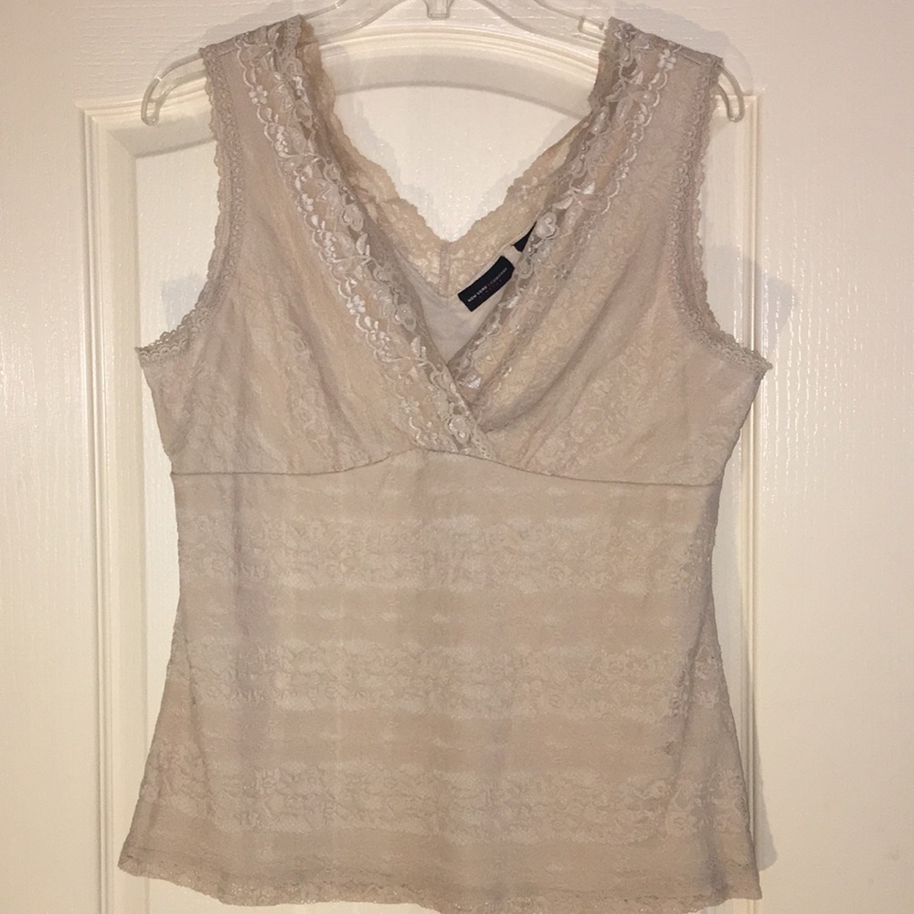 New York & Company laced detail blouse